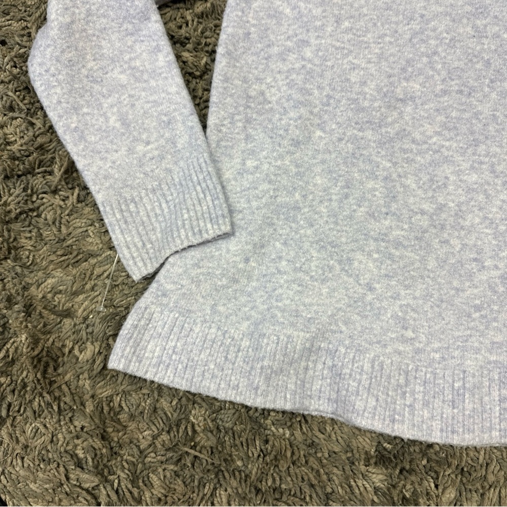 J. Crew Lavender Turtleneck Sweater with Button Detail - Picture 7 of 10